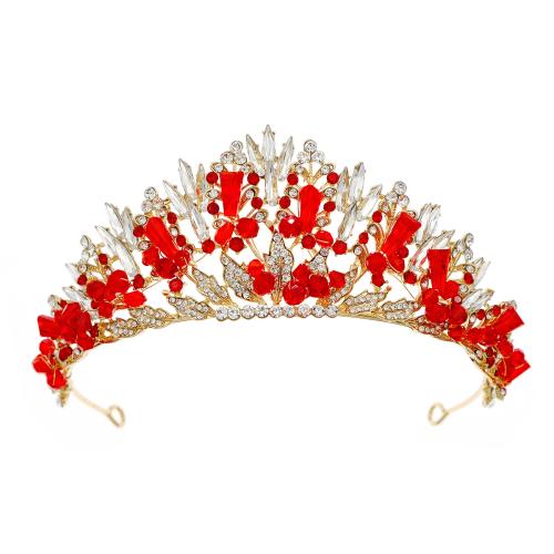 Bridal Tiaras, Zinc Alloy, handmade, fashion jewelry & for woman & with rhinestone 