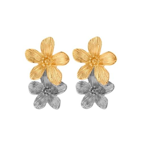 Boucles d'oreilles en acier titane, Placage ionique sous vide, styles différents pour le choix & pour femme, plus de couleurs à choisir, Vendu par paire