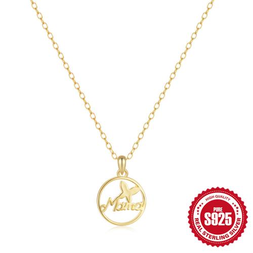 Argent sterling 925 collier, avec 1.968inch chaînes de rallonge, Bijoux Fête des Mères & pour femme & creux, plus de couleurs à choisir Environ 15.74 pouce, Vendu par PC