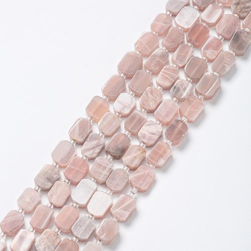 Sunstone Bead, Rectangle, fashion jewelry & DIY, mixed colors Approx 38 cm 