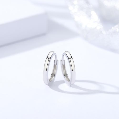 Sterling Silver Huggie Hoop Earring, 925 Sterling Silver, fashion jewelry & for woman 