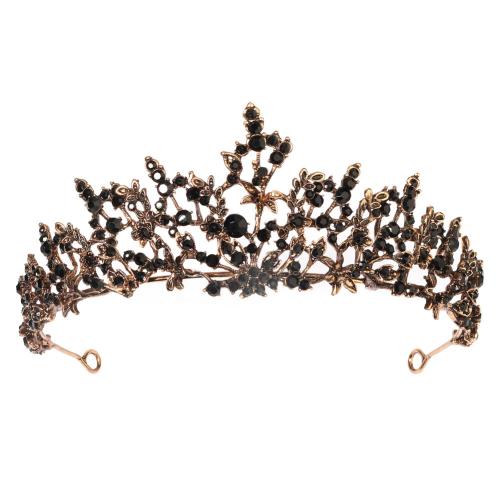 Bridal Tiaras, Zinc Alloy, fashion jewelry & for woman & with rhinestone 