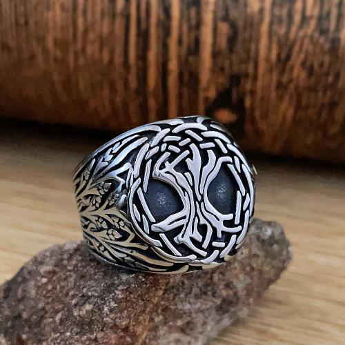 Edelstahl Fingerring, 304 Edelstahl, poliert, Modeschmuck & unisex & verschiedene Größen vorhanden, originale Farbe, verkauft von PC