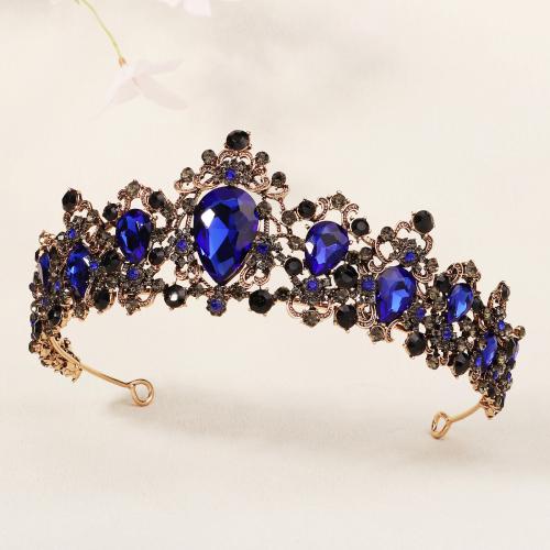 Bridal Tiaras, Zinc Alloy, fashion jewelry & for woman & with rhinestone 