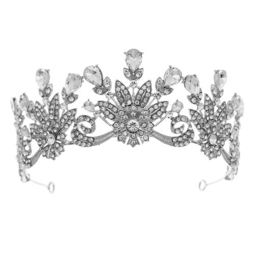 Bridal Tiaras, Zinc Alloy, fashion jewelry & for woman & with rhinestone 