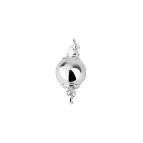 Fermoir baïonnette en argent sterling, argent sterling 925, DIY & normes différentes pour le choix, couleur platine, Vendu par PC