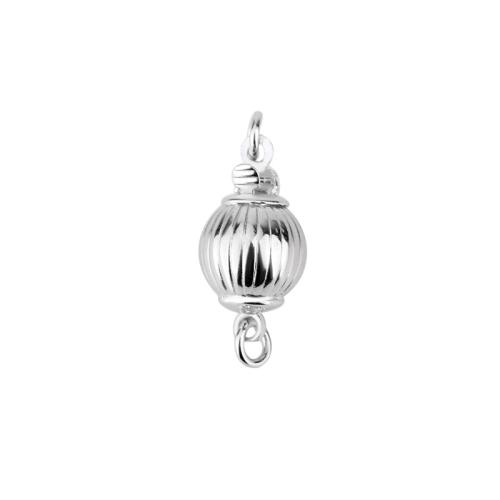 Fermoir baïonnette en argent sterling, argent sterling 925, DIY & normes différentes pour le choix, couleur platine, Vendu par PC