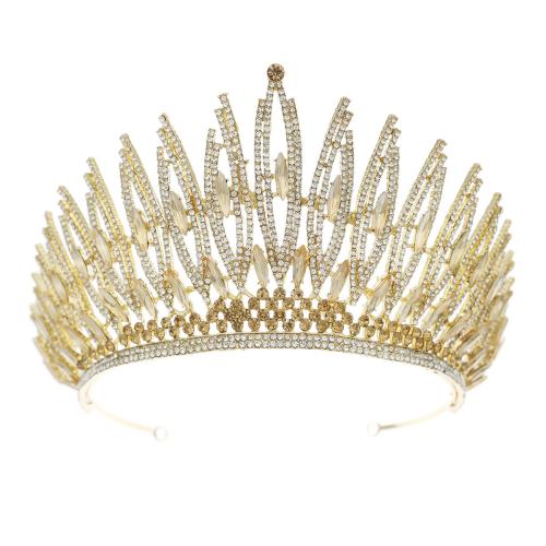 Bridal Tiaras, Zinc Alloy, fashion jewelry & for woman & with rhinestone 