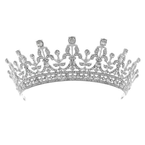 Bridal Tiaras, Zinc Alloy, fashion jewelry & for woman & with rhinestone 