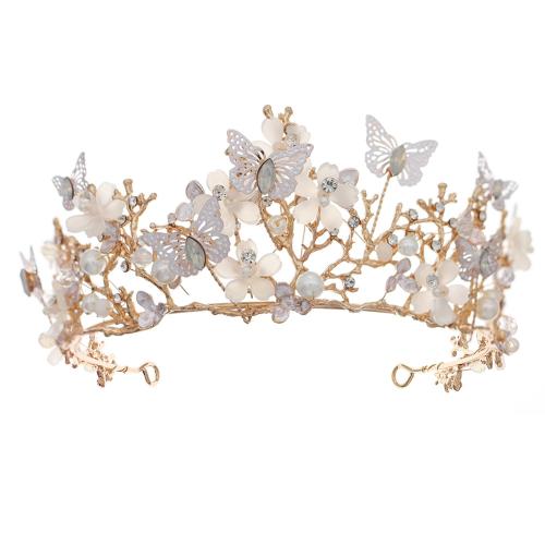 Bridal Tiaras, Zinc Alloy, fashion jewelry & for woman & with rhinestone 