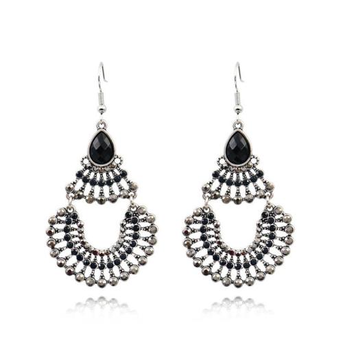 Glass Seed Beads Earring, Zinc Alloy, with Seedbead, handmade, fashion jewelry & for woman 70mm 