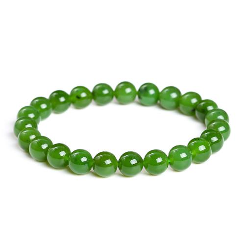 Hetian Jade Pulsera, Esférico, hecho a mano, unisexo & diverso tamaño para la opción, longitud:aproximado 6.5-8 Inch, Vendido por UD