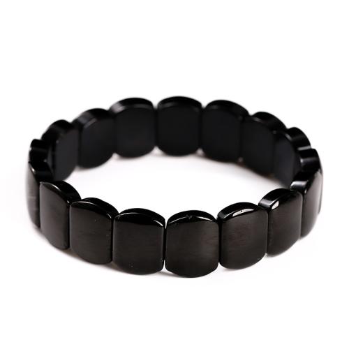 Schorl Bracelet, Geometrical Pattern, handmade, fashion jewelry & Unisex Approx 8-9 Inch 