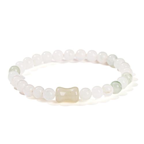 Jade glacial Pulsera, con Tai CUI, hecho a mano, Joyería & para mujer, longitud:aproximado 6.5-7 Inch, Vendido por UD