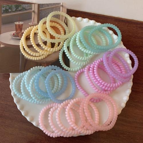 Phone Wire Hair Elastic, TPU, handmade, for woman 