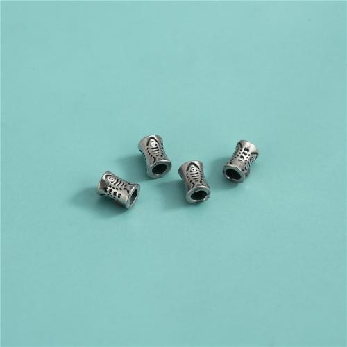 Sterling Silver Spacer Beads, 925 Sterling Silver, DIY, original color, 6mm Approx 2mm 