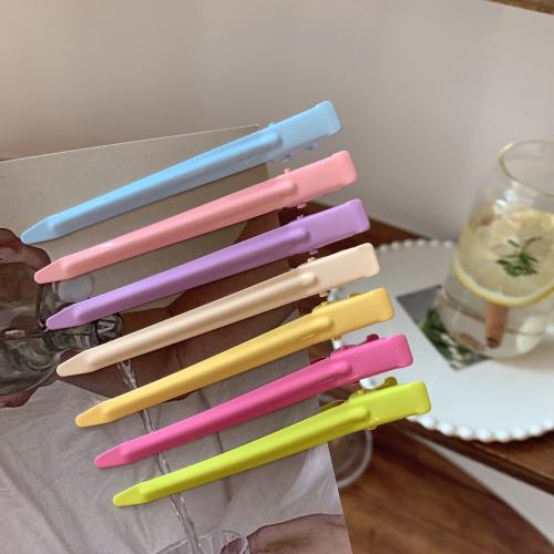 Clips de pico, aleación de zinc, barniz de secado al horno, para mujer, más colores para la opción, 85mm, Vendido por UD