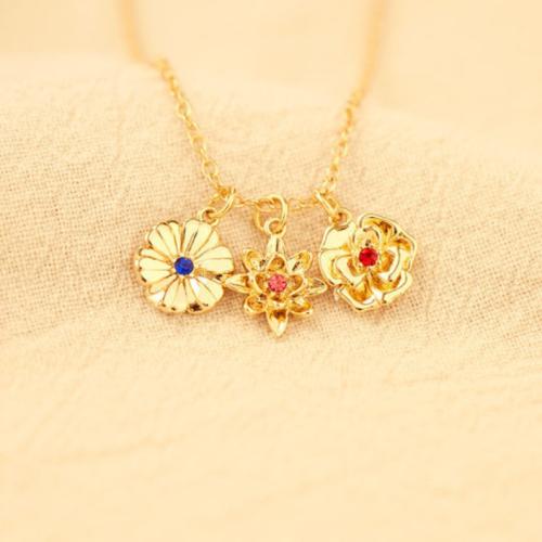 Cubic Zircon Micro Pave Brass Necklace, with 5cm extender chain, plated & micro pave cubic zirconia & for woman, golden cm [