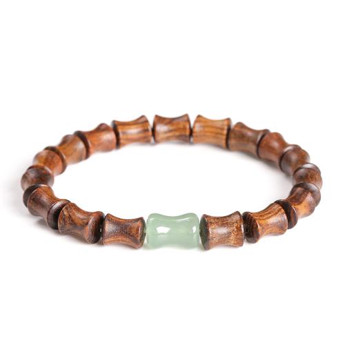 Gemstone Bracelet, Bamboo, handmade & Unisex Approx 7-9 Inch [