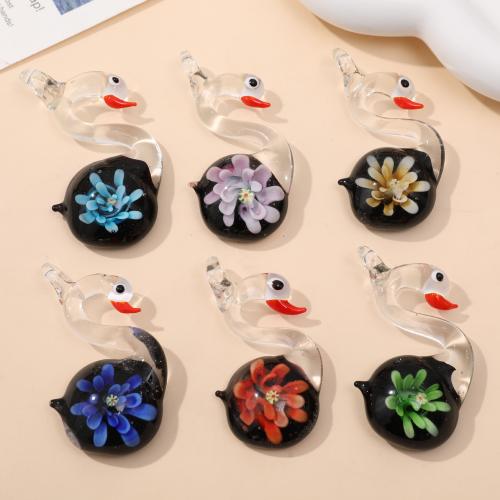 Animal Lampwork Pendants, Swan, fashion jewelry & DIY [