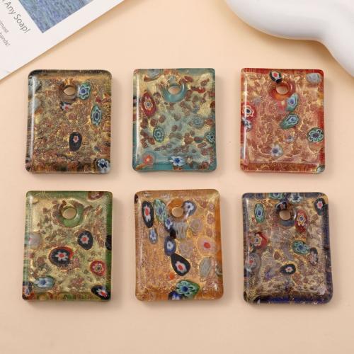 Lampwork Pendants, Rectangle, fashion jewelry & DIY [