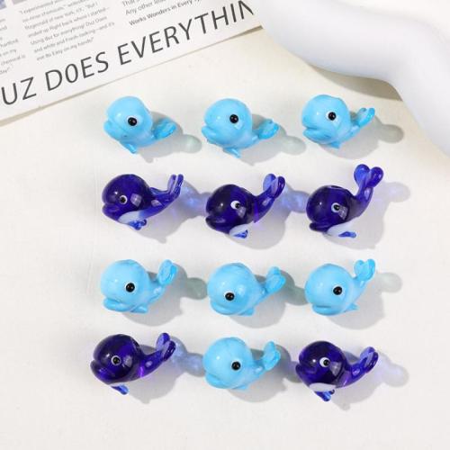 Animal Lampwork Beads, Whale, fashion jewelry & DIY 