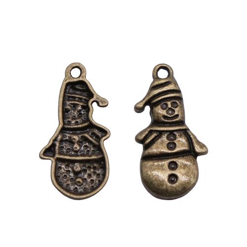 Zinc Alloy Jewelry Pendants, Snowman, plated, vintage & fashion jewelry & DIY 