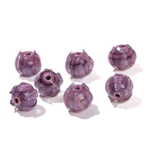 Handgefertigte Lampwork Perlen, Lotus, poliert, DIY, keine, 11mm, verkauft von PC[