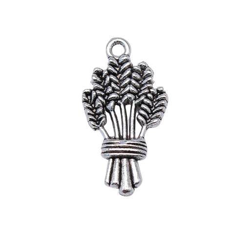 Zinc Alloy Jewelry Pendants, Wheat, antique silver color plated, vintage & fashion jewelry & DIY [