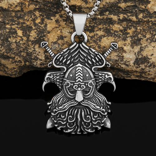 Stainless Steel Jewelry Necklace, 304 Stainless Steel, polished, fashion jewelry & for man, original color Approx 60 cm [