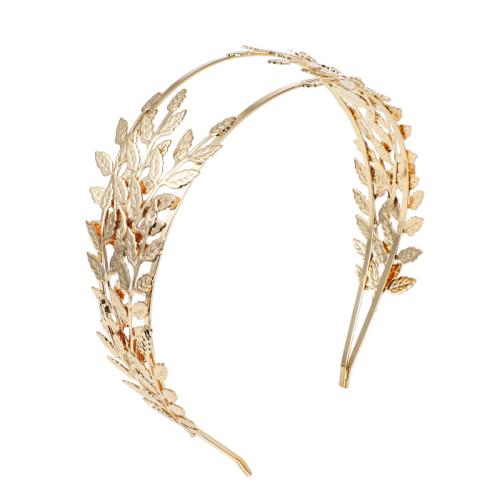 Hair Bands, Iron, Leaf, plated, fashion jewelry & for woman [