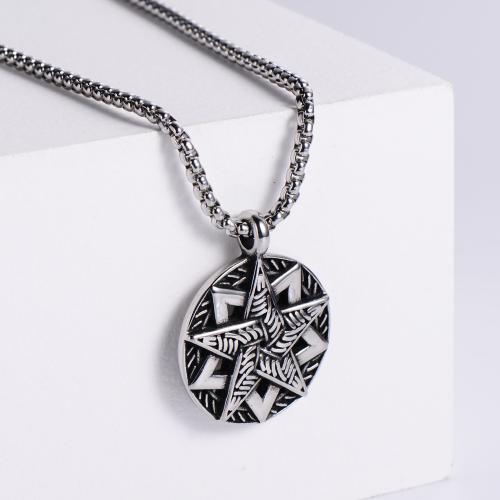 Stainless Steel Jewelry Necklace, 316 Stainless Steel, fashion jewelry & Unisex original color Approx 60 cm [