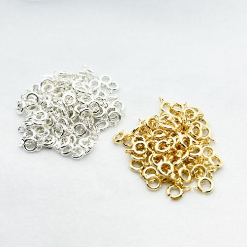 Brass Spring Ring Clasp, DIY 6mm [