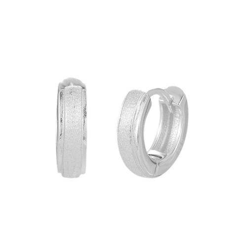 Boucle d'oreille Hoop argent Sterling Mens, argent sterling 925, pour femme, plus de couleurs à choisir, Vendu par paire[