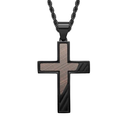 Titanium Steel Pendants, plated, Unisex  black [