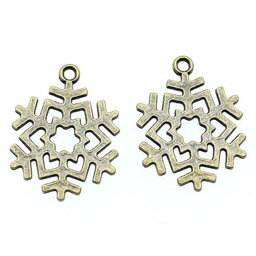 Zinc Alloy Jewelry Pendants, Snowflake, plated, vintage & fashion jewelry & DIY [