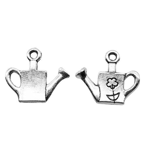 Zinc Alloy Jewelry Pendants, Teapot, antique silver color plated, vintage & fashion jewelry & DIY 