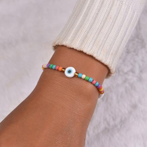 Мода ювелирные изделия anklet, Seedbead, с Восковой шнур & канифоль & Железо, Другое покрытие, ювелирные изделия моды, разноцветный, продается PC[