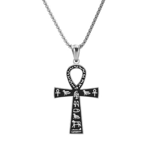 Titan Schmuck Halskette, Titanstahl, poliert, unisex, keine, Länge:ca. 51-60 cm, verkauft von PC[