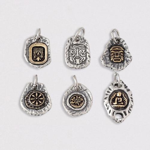 Pendentifs en argent, Argent sterling 925, DIY & styles différents pour le choix, Vendu par PC