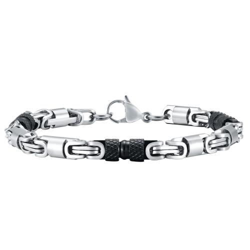 Stainless Steel Chain Bracelets, 304 Stainless Steel, fashion jewelry & for man, 6mm Approx 20 cm [