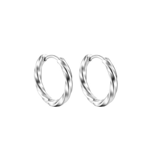 Edelstahl Baumeln Ohrring, 304 Edelstahl, plattiert, unisex, keine, 2.5x12mm, verkauft von PC[