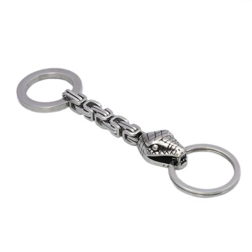 Stainless Steel Key Chain, 304 Stainless Steel, polished, Unisex, original color [