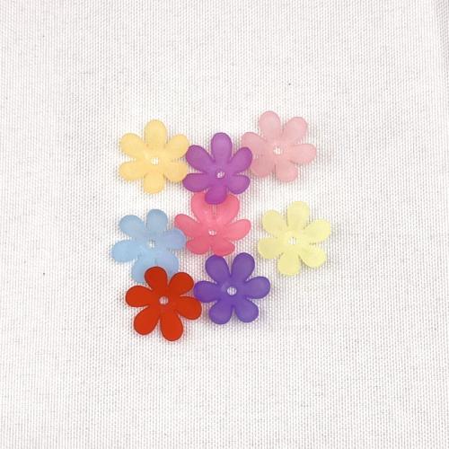 Acrylic Bead Cap, ABS Plastic, Flower, DIY 20mm 