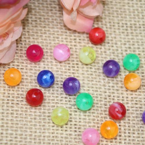 Acrylic Jewelry Beads, Round, DIY 