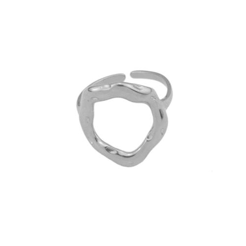 Edelstahl Fingerring, 304 Edelstahl, Modeschmuck & unisex, keine, 19.5x16.8mm, verkauft von PC