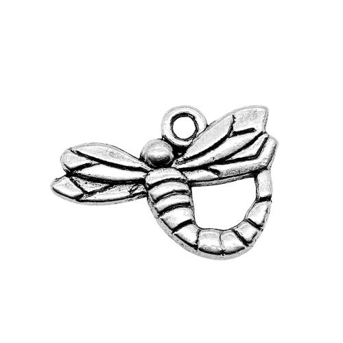 Zinc Alloy Animal Pendants, Dragonfly, plated, vintage & fashion jewelry & DIY 