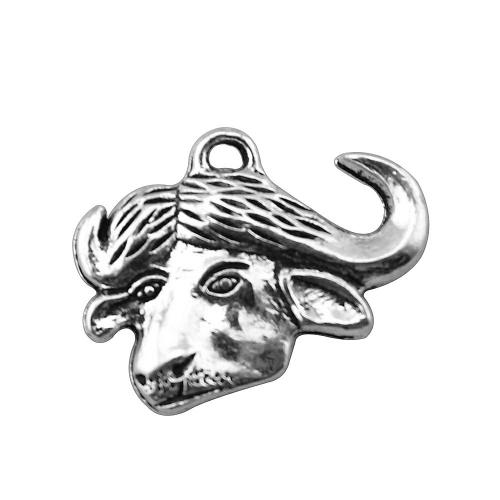 Zinc Alloy Animal Pendants, antique silver color plated, vintage & fashion jewelry & DIY 