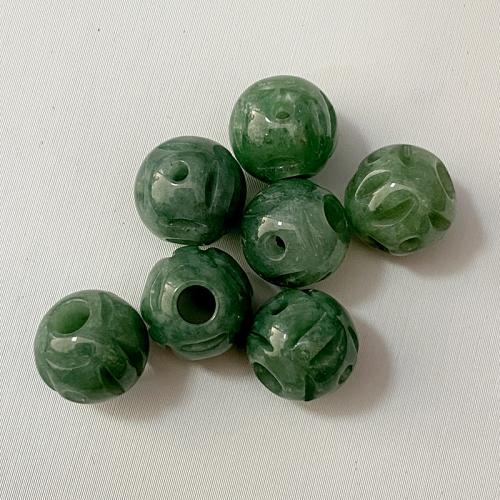 Perles de pierre gemme unique, jade, DIY & normes différentes pour le choix, vert, Vendu par PC[