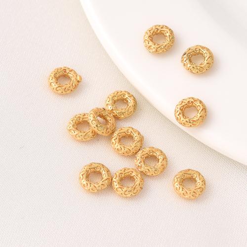 Brass Spacer Beads, plated, DIY golden [